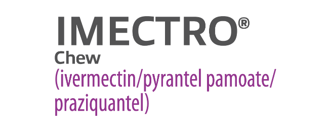 IMECTRO® Chew (ivermectin/pyrantel pamoate/praziquantel)